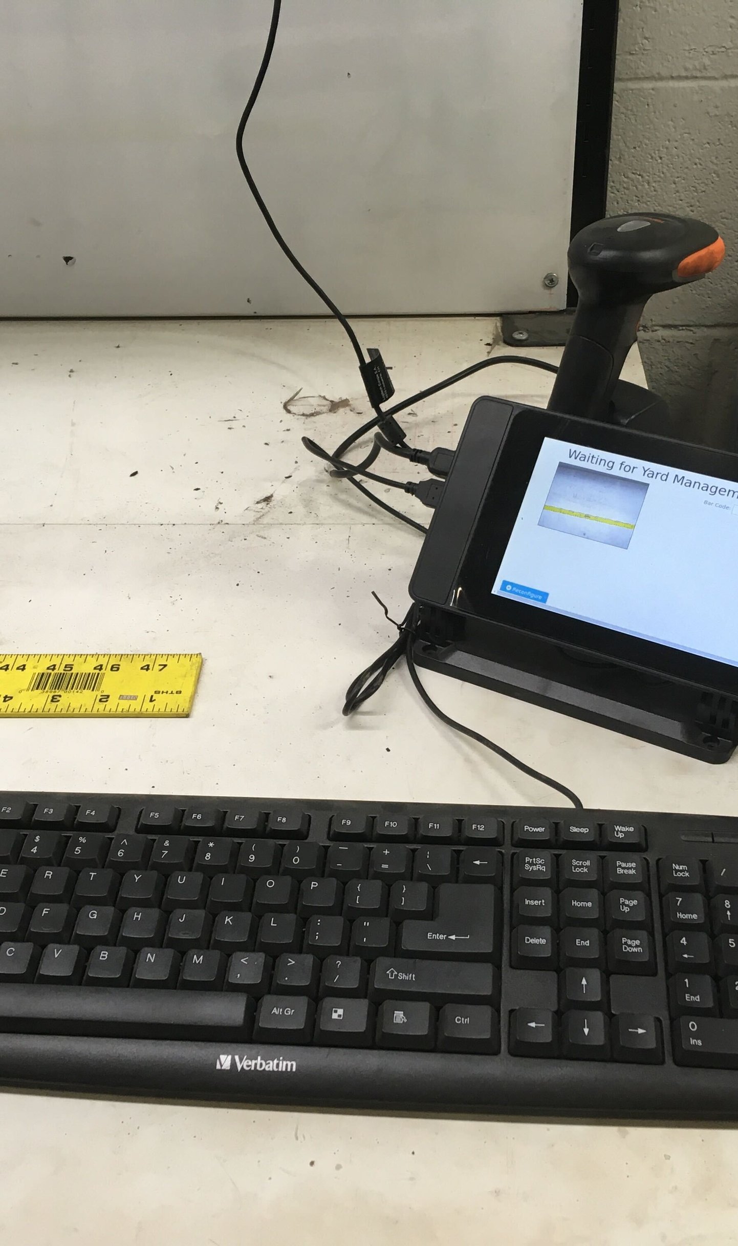 Data logging kiosk for ERP