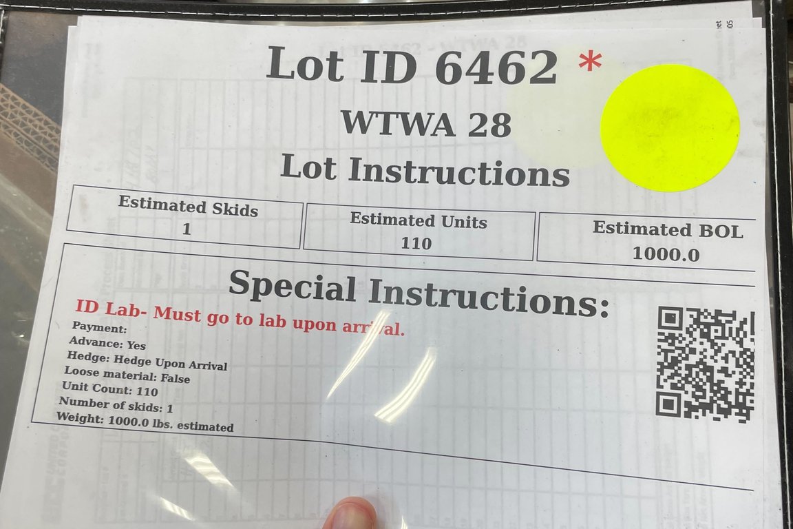 Rider Printout from ERP