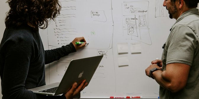 Software planning on the white board