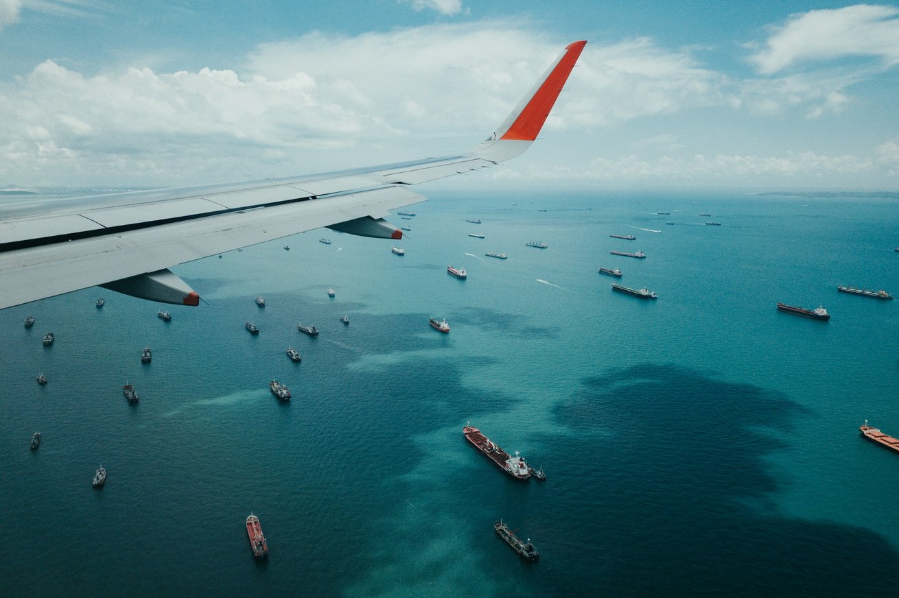 Container Ships Backlogged
