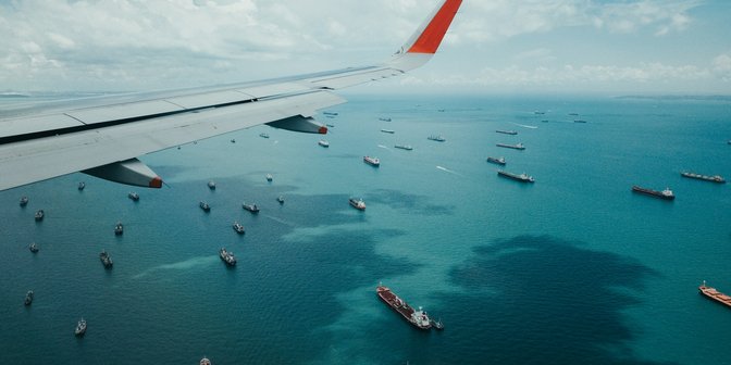 Container Ships Backlogged